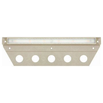 3.5W LED Large Deck Light - 10 Inches Wide by 0.75 Inches High-Sandstone Finish