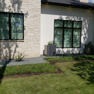 Modern front yard