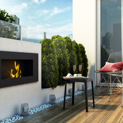 Delta Large Fireplace (Bio) - Fireplaces