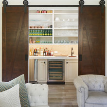 Hidden wet bar