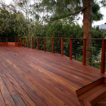 Tigerwood Hillside Deck, Pasadena