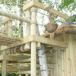 Magical treehouse on 5 levels - Garden Playhouses
