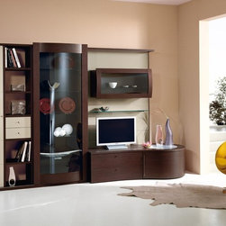 Modern Contemporary Entertainment Center Spar Avana 101 - $5,990.00 - Products