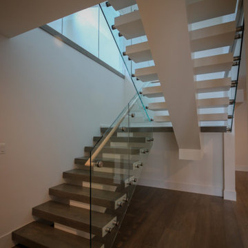 Project #80 | Mono-Beam Staircase with Glass Panels