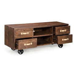 Dutch Low Media Console Dresser - Entertainment Centers And Tv Stands
