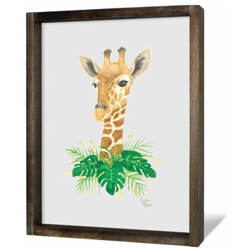 "Safari Littles" Giraffe Farmhouse Signs, 13x19