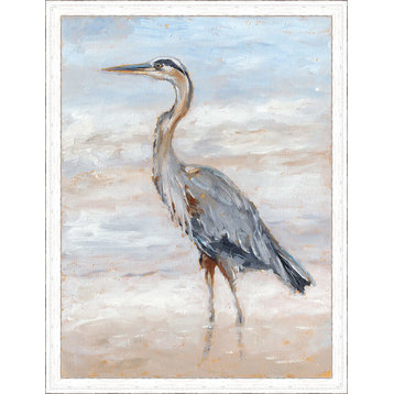 'Beach Heron Ii', 25.75 X 19.75 In. Fine Art