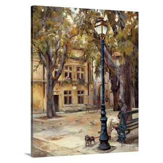 Provence Village II Wrapped Canvas Art Print, 16"x20" - Contemporary ...