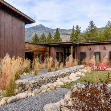 A Modern-Rustic Family Home Designed to Survive Wildfires