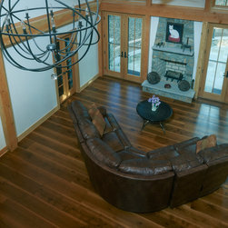 North Virginia Timber Frame Home - Hardwood Flooring