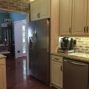 Old Mill Thin Brick Kitchen - Brick Color Cafe Mocha