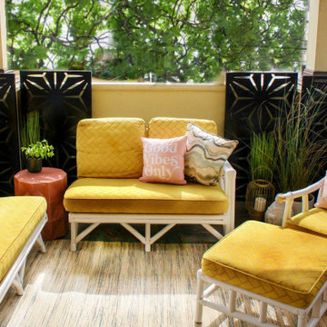 Palm Springs Inspired Covered Patio