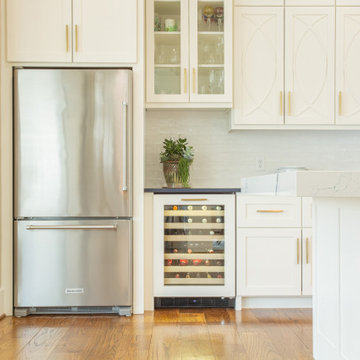 Mini Bar With a Built-in Wine Cooler