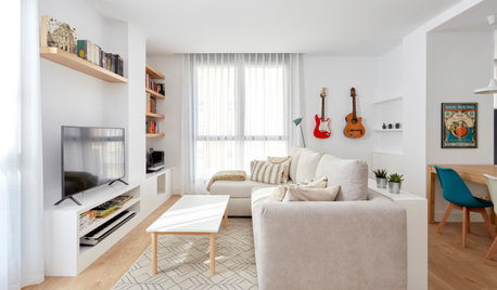 Houzz Tour: Opening Up a City Flat Creates an Airy, Flowing Space