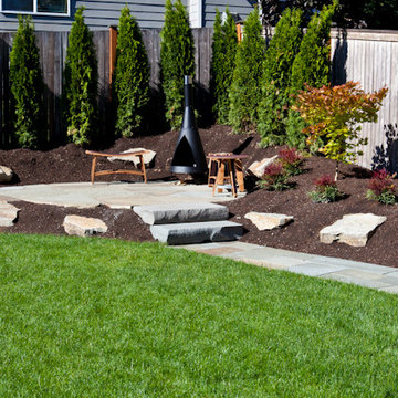 Cathie's Entry & Back Landscape