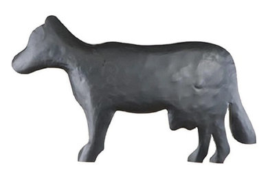 Country Cow Metal Wall Hanger