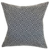 Ocussi Geometric Pillow Navy 20"x20"