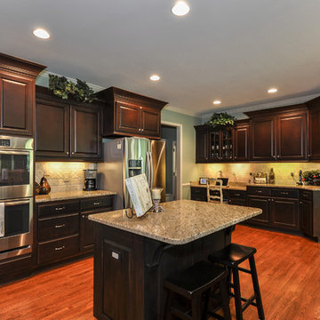 Crooked Creek: restained Kitchen