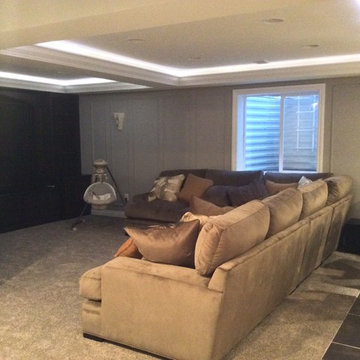 Macomb (2) Transitional Finished Basement