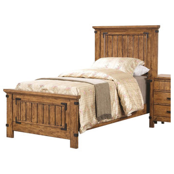 Coaster Furniture Brenner Twin Storage Bed in Rustic Honey