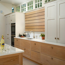 Traditional kitchen with wood