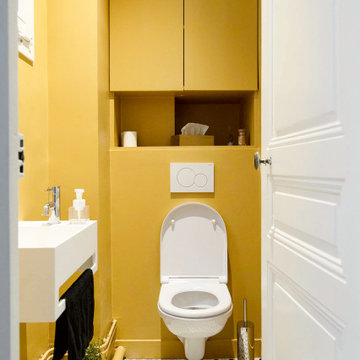 Oser la couleur pour un appartement familial - Projet Bonne Nouvelle