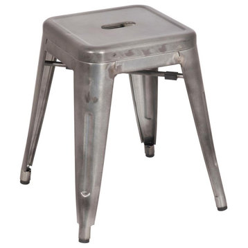 Galvanized Steel Side Chair, 8018-Sc-Gun