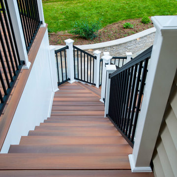 Design Builders decorative brick border walkway in Clifton, Virginia