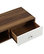 Transmit 55" TV Stand, Walnut/White