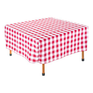 60x108/" Rectangle Black 100/% Yarn Dyed Cotton Buffalo Check Plaid Tablecloth