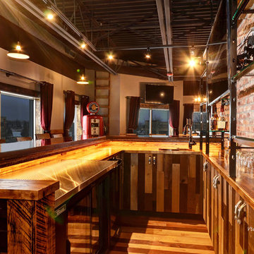 B&C Enterprises upstairs showroom bar