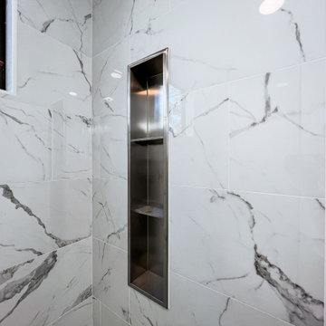 Marble bathroom refurbished