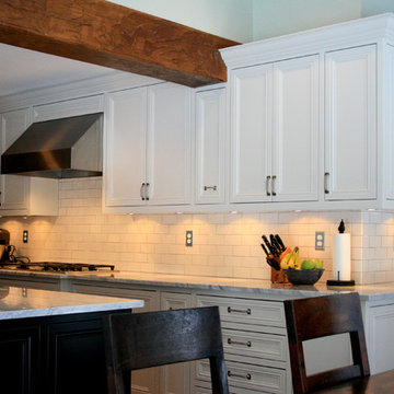 Classic White Kitchen - Roswell, Georgia