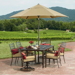 Gardiner 7pc Set - Umbrella Sold Separately - Outdoor Dining Sets
