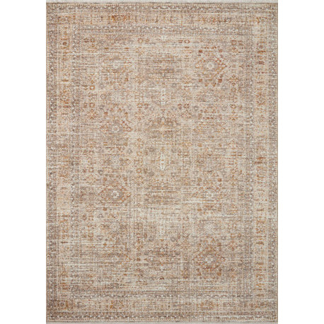 Angela Rose x Loloi Blake Oatmeal / Spice 6'-7" x 9'-10" Area Rug