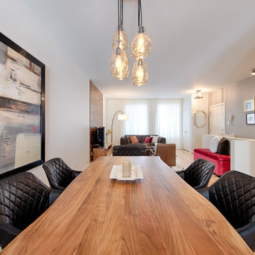 air ouvert de la maison. open space of the house.