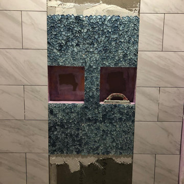 Ceramic and Marble Installation (Glass Tile)