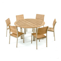 Vogue Dining Set For 6 - 70439 - Outdoor Dining Sets