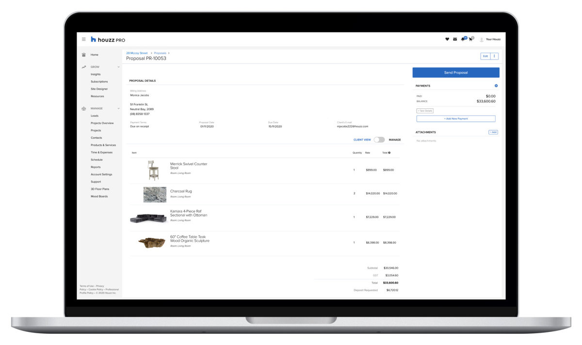 Houzz Launches Houzz Pro Business Software for Designers Houzz Pro