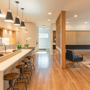 Ravenna Garden House Kitchen and Living Room
