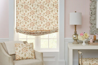 relaxed roman shades
