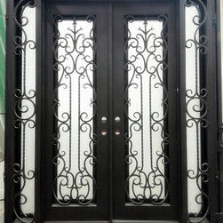 Beautiful Wrought Iron Door - Windows And Doors