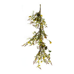 Shea's Wildflower - 60" Herbal Floral Garland - Wreaths And Garlands