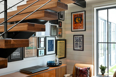 Example of a transitional home design design in Other
