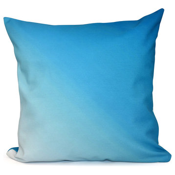 Ombre Decorative Pillow, Peacock, 20"x20"