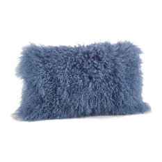 blue gray throw pillows