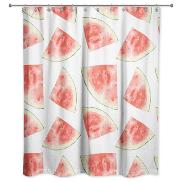 Watermelon Pattern 71"x74" Shower Curtain