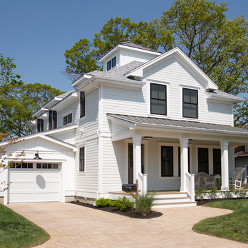 Point Pleasant Beach home has black windows