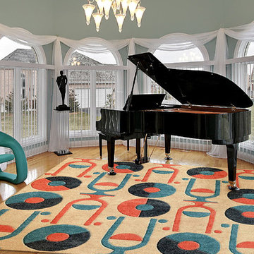 Art Deco/Art Nouveau Custom Rugs