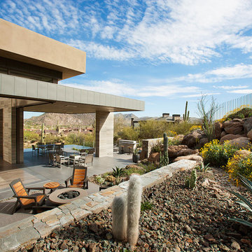 Elegant Modern at Estancia | Rear Patio + View